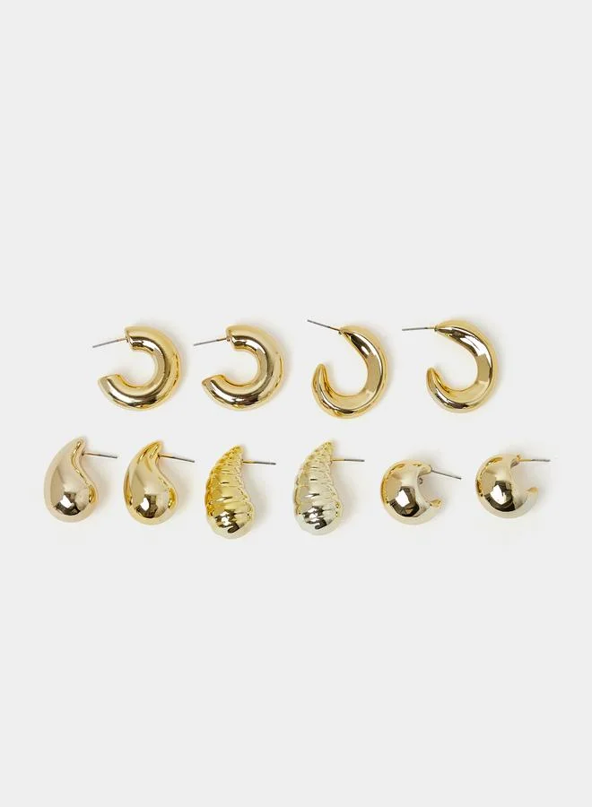 Styli Pack of 5 - Gold Tone Assorted Earring