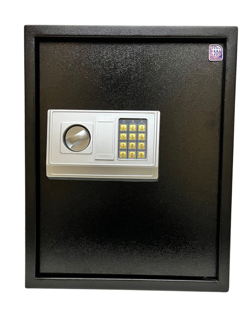 LOTFY GROUP LG Safebox Code- 50EA/Y- 50*40*35CM- Black Gray Colour- Home Office Safe Box- Electronic Lock- Key Lock - Image 2