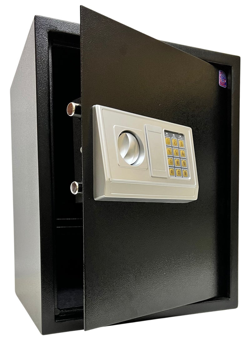 LOTFY GROUP LG Safebox Code- 50EA/Y- 50*40*35CM- Black Gray Colour- Home Office Safe Box- Electronic Lock- Key Lock - Image 3