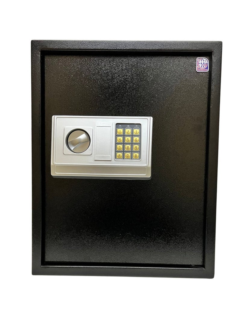 Lotfy Group Safebox Code- 50EA/Y- 50*40*35CM- Black Gray Color- Home Office Safe Box- Electronic Lock- Key Lock - Image 4