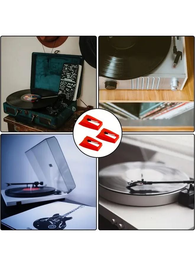 4PCS Record Player Needle Diamond Stylus Replacement For Vinyl LP Phonograph Turntable - Image 5