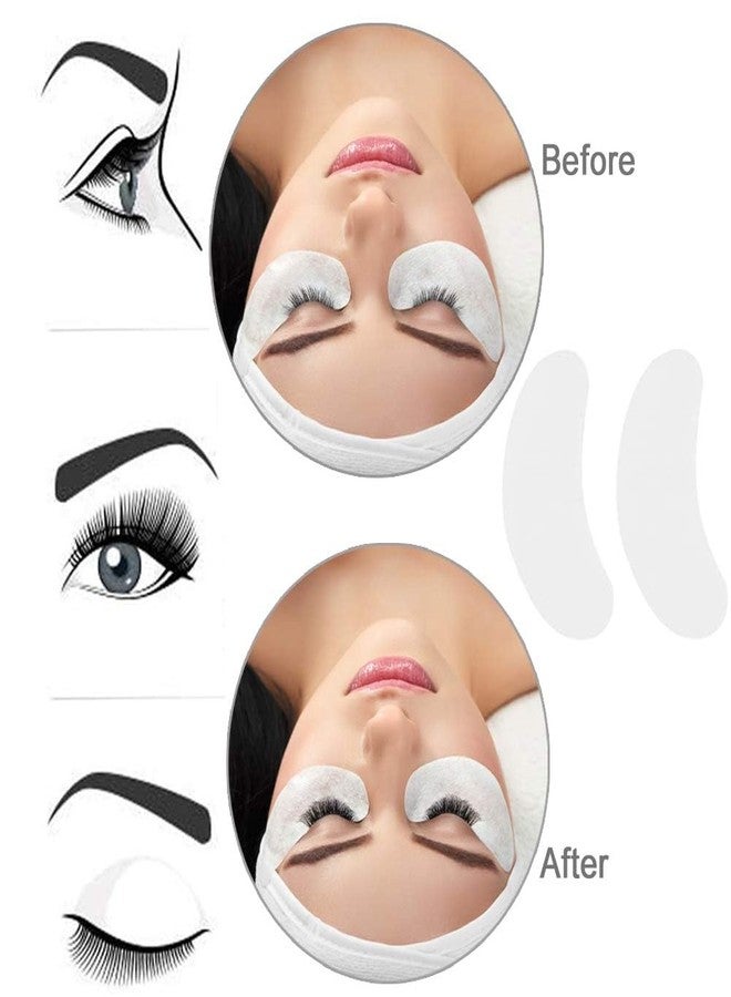 Qleng 110 Pairs Under Eye Pads Gel Patch, Hydrogel Lash Patches Set for Eyelash Extension Supplies Tools - Image 5