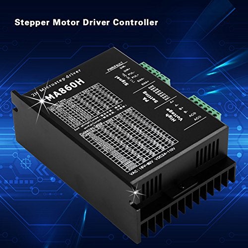 Estink Stepper Motor Driver, MA860H 200KHz Stepper Motor Driver Microstep Controller Module 18-80V AC / 24-110V DC 7.2A for 2 Phase 86 Motor - Image 5