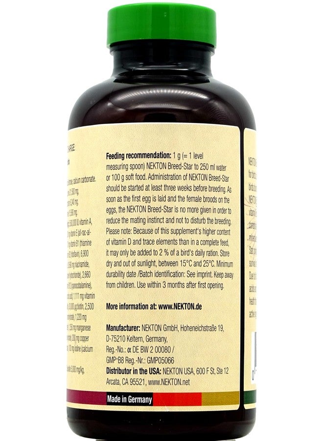 Nekton Breed-Star Breeding Supplement for Birds 320g / 11.29oz, Off White - Image 4