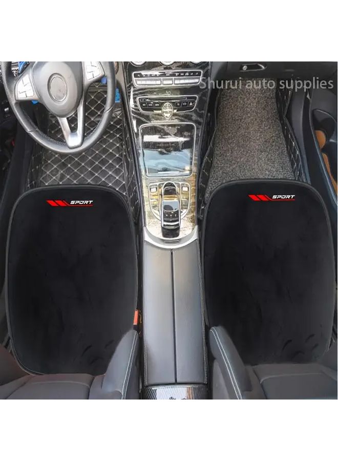 1pc Plush Car Seat Cushion Breathable Foam Pad For Car Office Chair Home Travel - Image 4