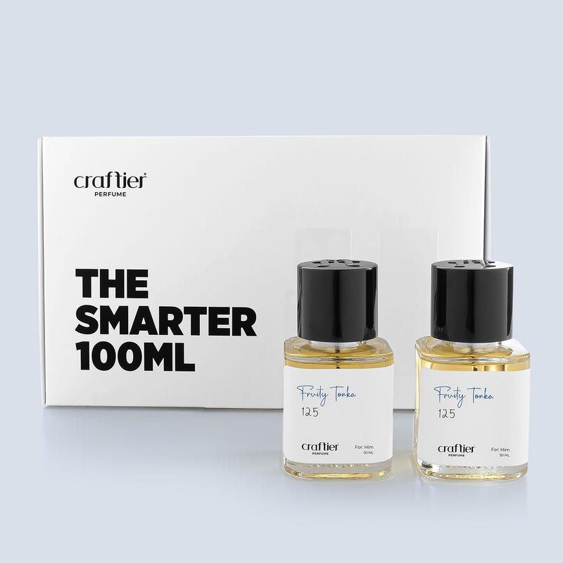 Craftier Perfume FRUITY TONKA - Inspired of-1 MILLION ELIXIR, Eau De Parfum For Men - SMART 100 (2 x 50ml) - Image 1