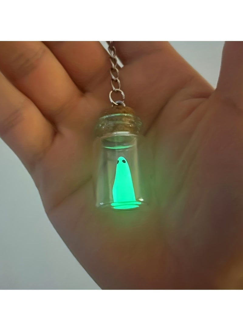 1Pcs Luminous Ghost Key Ring - Image 1