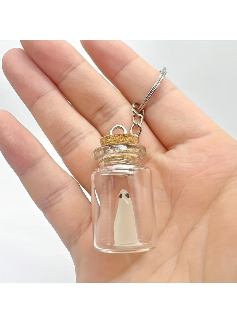 1Pcs Luminous Ghost Key Ring - Image 2
