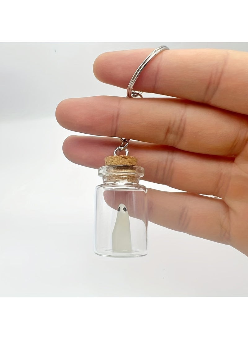 1Pcs Luminous Ghost Key Ring - Image 5
