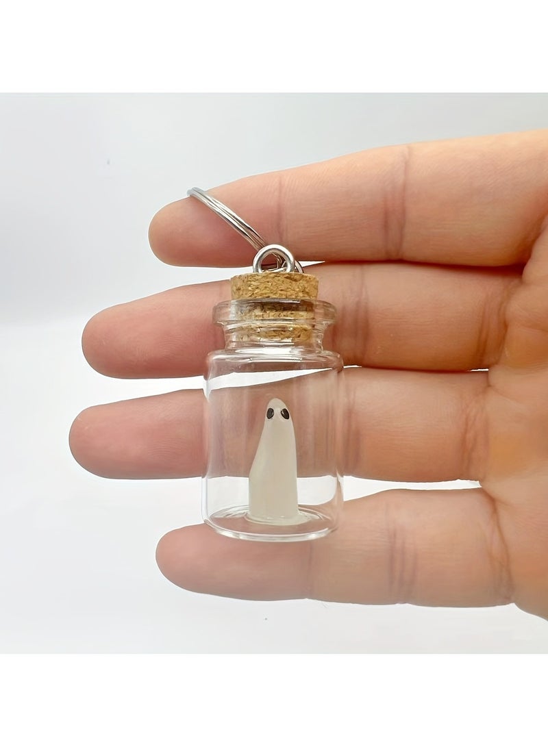 1Pcs Luminous Ghost Key Ring - Image 3