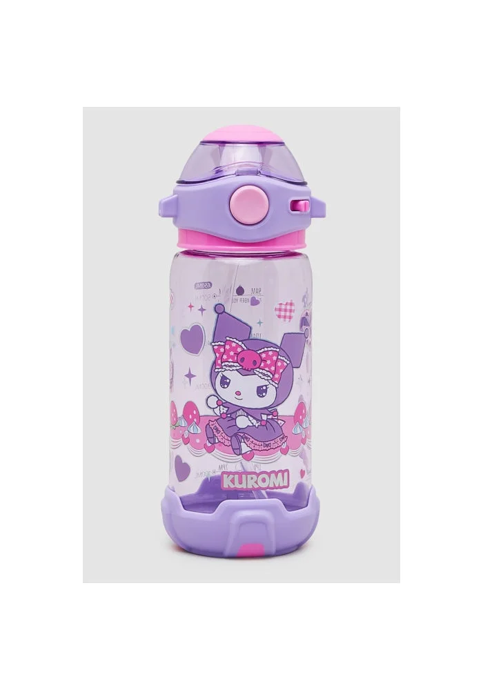 Kuromi Print Sipper Water Bottle
