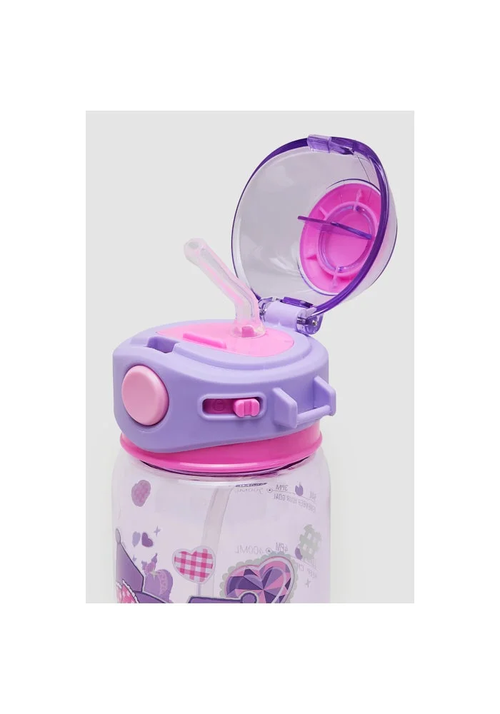 R&b  Kuromi Print Sipper Water Bottle  | Best Price UAE