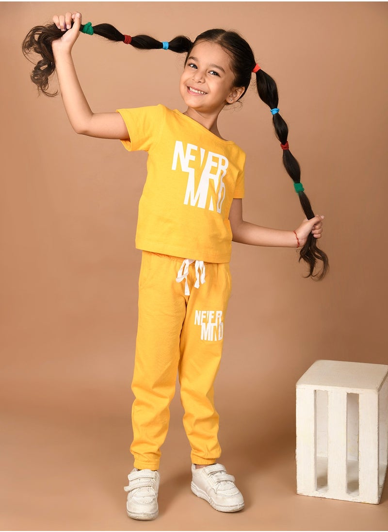 LILPICKS - Never Mind Printed Top with Jogger Set - Image 1