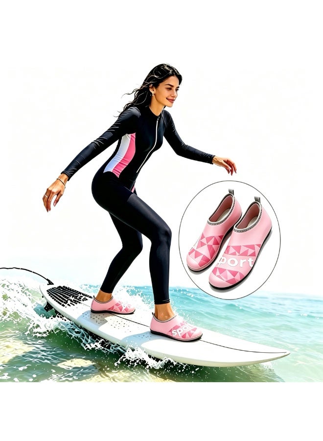 Sellcy Quick-Dry Water Shoes for Women , Non-Slip Aqua Socks for Beach, Swimming, Yoga, and Pool Activities - Image 1