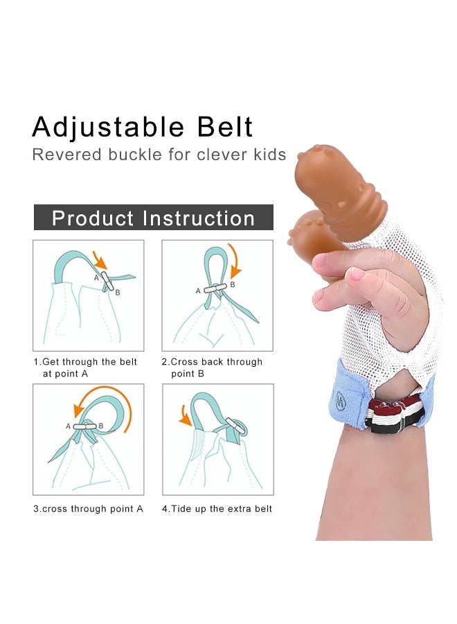 Elfzone Thumb Sucking Stop for Kids - Silicone Finger Guard for Thumb Sucking - Image 2