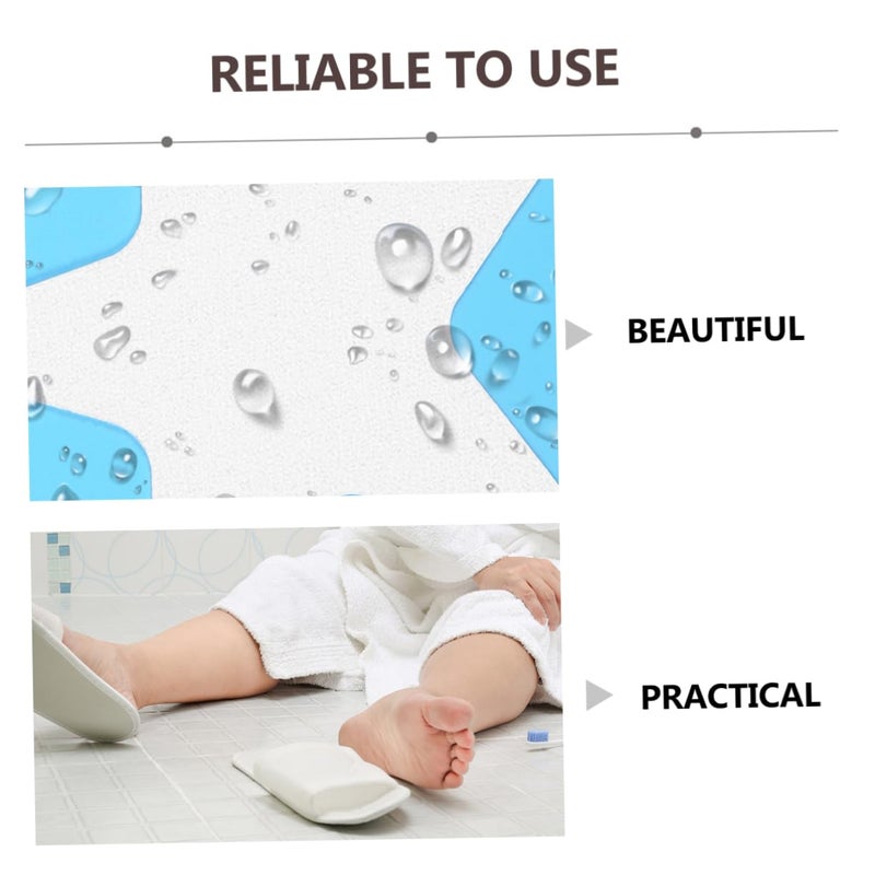 Transparent PEVA Non Slip Adhesive Stickers for Bathtub Stairs Wet Surfaces 24 Pcs with Scraper - Image 4