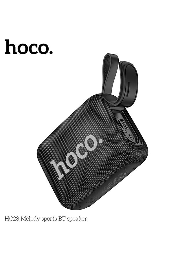 هوكو. مكبر صوت رياضي بلوتوث HC28 ميلودي (أسود) - Image 3