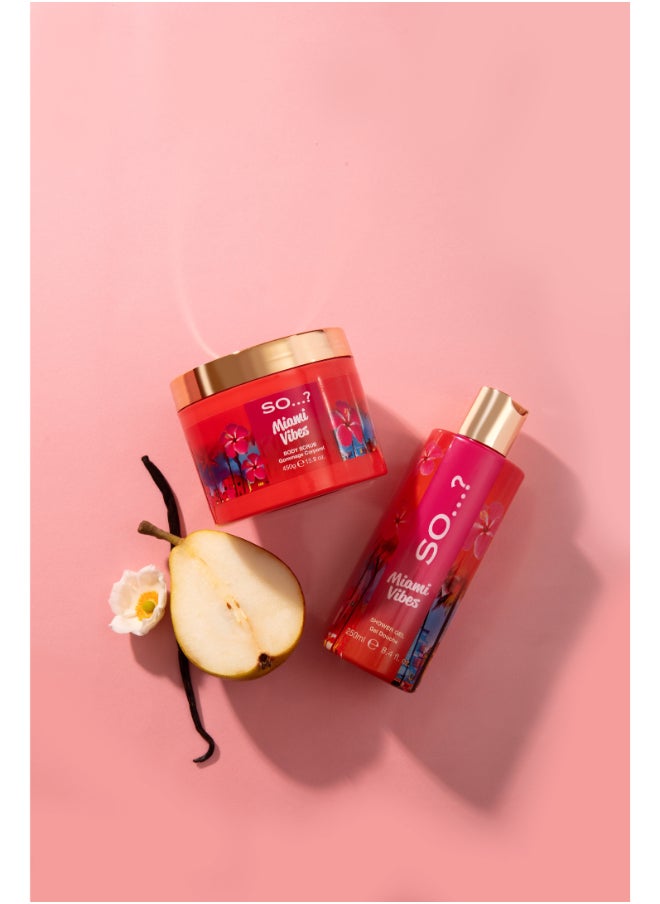 So..? - SO Escapes Women's Miami Vibes Fruity and Floral Hydrating Body Lotion 
200ml With Sweet Pear, Green Melon and Apple Blossom Fragrance, Cruelty Free - Image 1