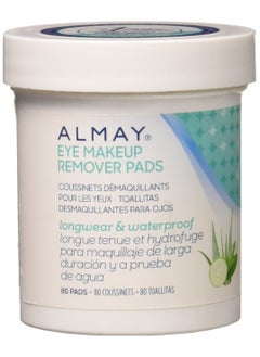 Almay Almay Longwear & Waterproof Eye Makeup Remover Pads, 80 Count 