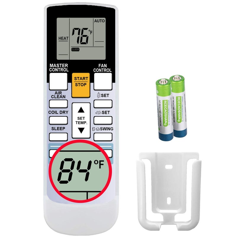 RCECAOSHAN Replacement for Fujitsu Air Conditioner Remote Control ArRah2u ArRah1u ArRae2u ArRae1u ArRy3 ArRy4 ArRy5 ArRy6 ArRy7 ArRy10 ArRy11 ArRy12 ArRy14 ArRy15 ArRy16 ArRy17 ArRy19