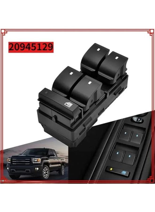 شيفروليه GMC 2007 2014 مفتاح النافذة الكهربائية زر التحكم في الباب 20945129 - Image 4