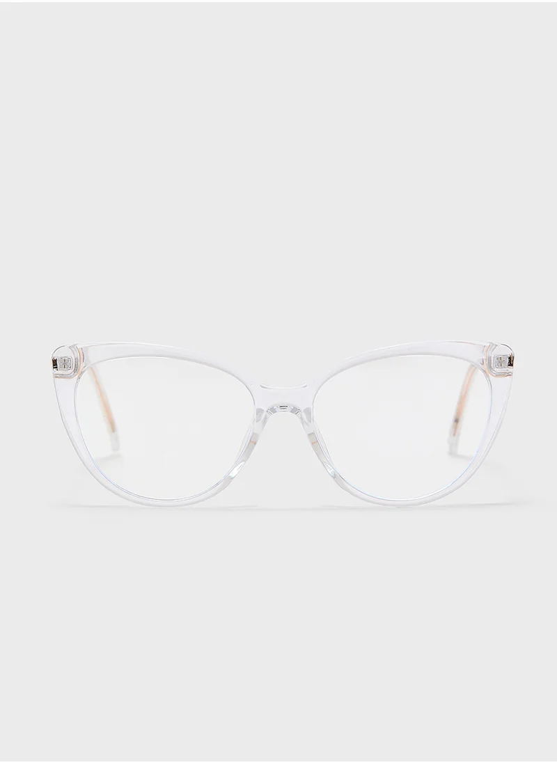 ELLA Anti Blue Laptop Optic Cat Eye Lens Glasses