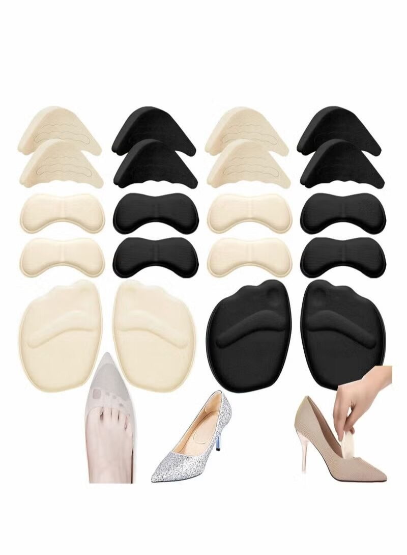 KASTWAVE 10 Pairs Shoe Filler High Heel Cushion Pads Adjustable Toe Inserts Front Insoles - Image 1