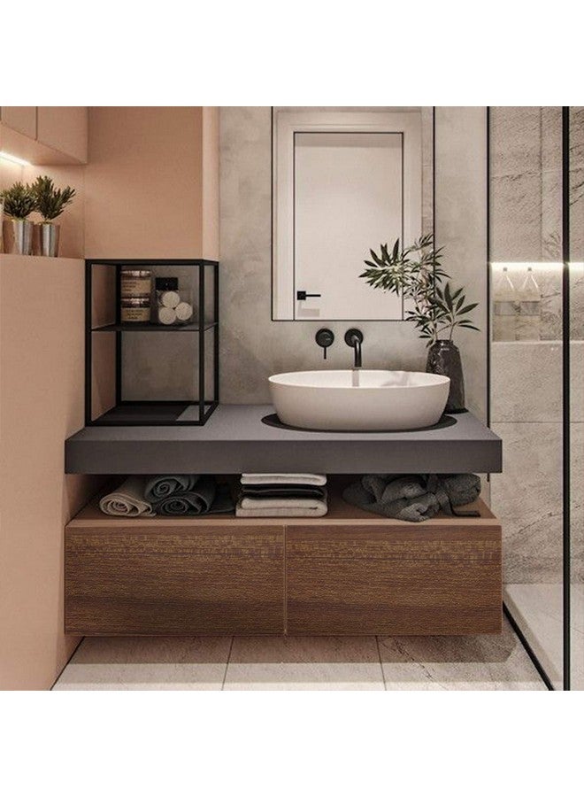 TOTIO Wood Grain Contact Paper Brown Thick Texture Wood Wallpaper Peel Stick Walnut Wood Look Wall Paper Removable Adhesive Waterproof Wall Covering Decoration Kitchen Cabinets Vinyl Film 24X197 - Image 2