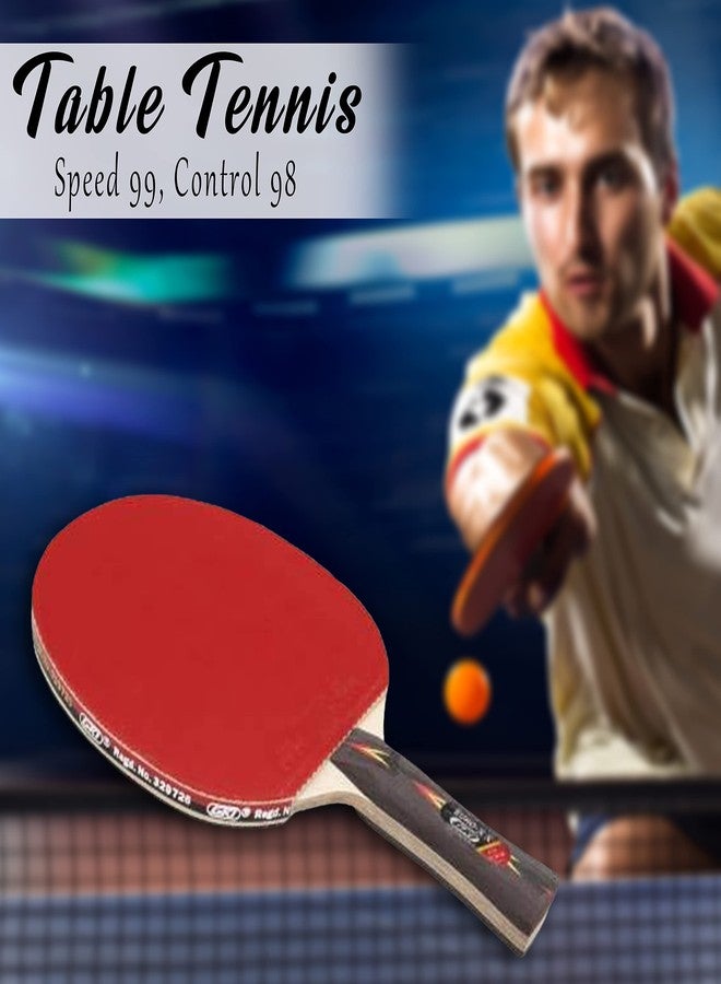 GKI Euro XX Wooden Table Tennis Racquet - Image 5