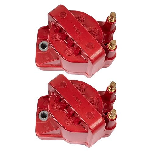 TRQ Ignition Coil Set Compatible with 86-05 Buick 87-99 Cadillac 87-05 Chevrolet 94-03 GMC 91-00 Isuzu 86-04 Oldsmobile Pontiac - Image 1