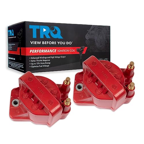 TRQ Ignition Coil Set Compatible with 86-05 Buick 87-99 Cadillac 87-05 Chevrolet 94-03 GMC 91-00 Isuzu 86-04 Oldsmobile Pontiac - Image 2