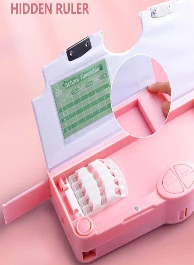 DEOXY Plastic Multifunctional Pencil Box for Boys,Unicorn,Kids for Boys & Girls,Magnetic Box for,Pop Up(KBX-7068B) - Image 4