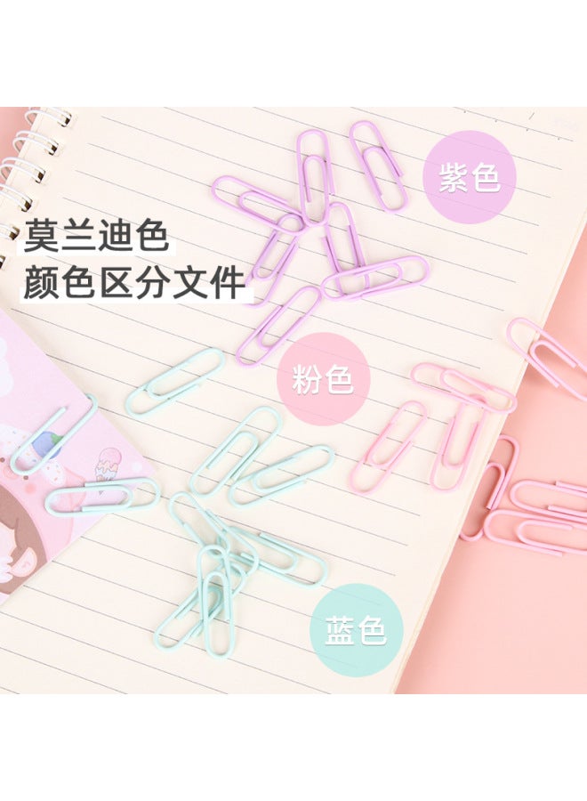 HELPS خراطيش مشابك ورقية ملونة 28 مم بلون مورنادي الإبداعي لمستلزمات المكتب المالية - Image 2