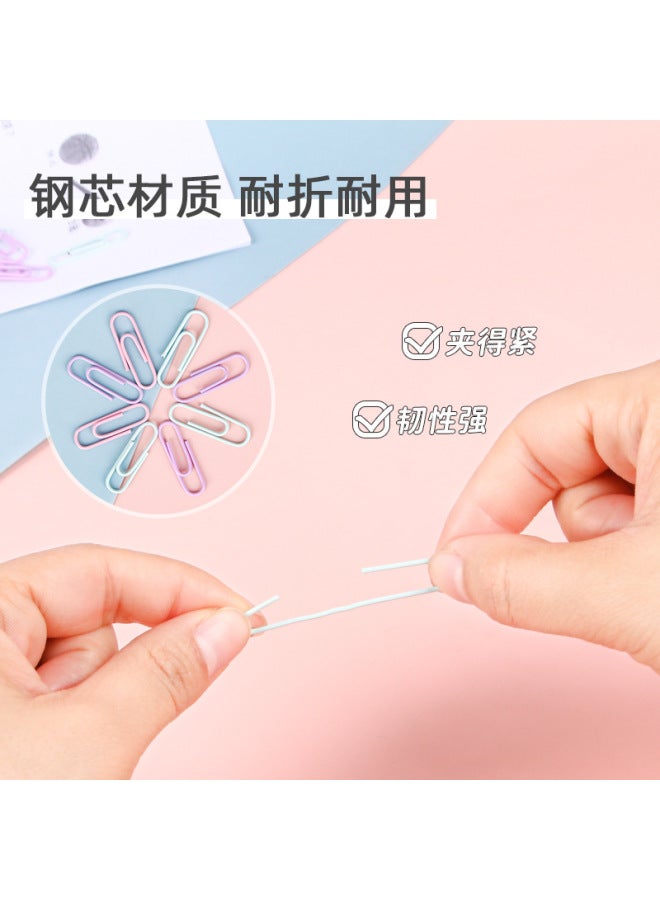 HELPS خراطيش مشابك ورقية ملونة 28 مم بلون مورنادي الإبداعي لمستلزمات المكتب المالية - Image 3