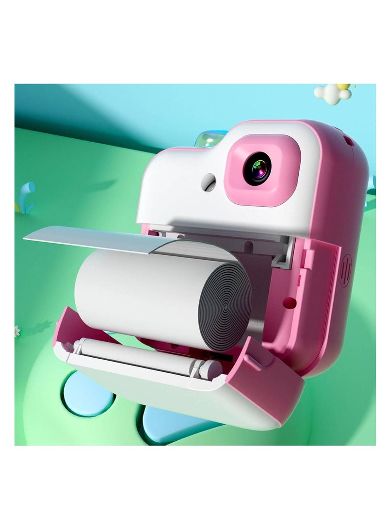 DIGI CORE Digital Camera For Kids 48MP Kids Camera With 32GB SD Card Full HD 1080P Cameras Mini Kids Camera With Instant Print Thermal Printer With 3 Thermal Rolls 2.4Inch Eye Protect Screen Camera  - Image 4