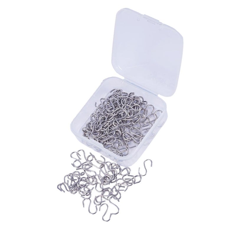 304 Stainless Steel S Hooks 150pcs Jewelry Making DIY Craft Non Slip Design - Image 2