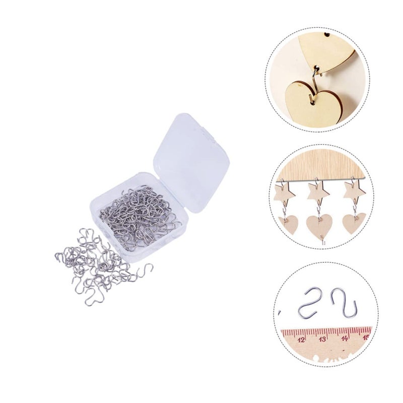 304 Stainless Steel S Hooks 150pcs Jewelry Making DIY Craft Non Slip Design - Image 5