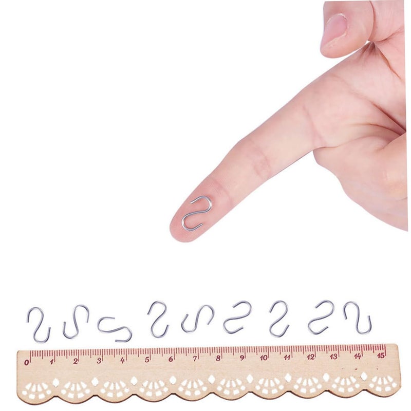 304 Stainless Steel S Hooks 150pcs Jewelry Making DIY Craft Non Slip Design - Image 4
