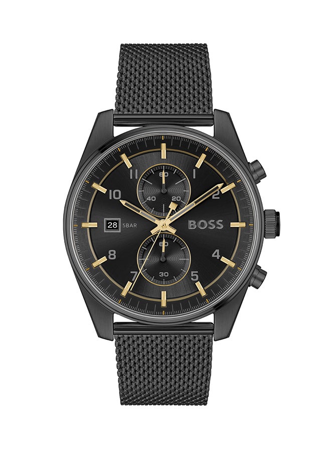 HUGO BOSS Men's Chronograph Round Shape Stainless Steel Wrist Watch 1514150 - 44 Mm - Image 1