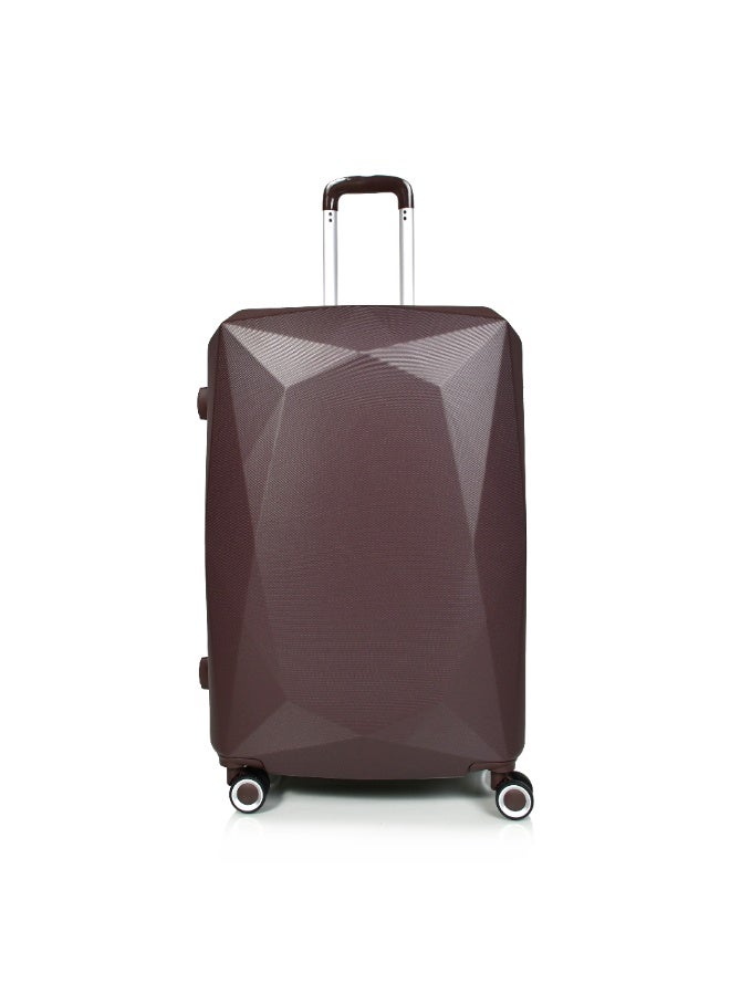 Morano Unisex Luggage Hard Trolley Travel Bags 4 Pieces Set Sizes 28''-24''-20''-14'' Inches Dark Coffee - Image 5