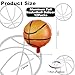 Villorem 12 Pcs Basketball Balloons 18 Inch Basketball Foil Balloons Sports Mylar Balloon for Basketballs Theme Birthday Party Decorations - Image 4