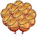 Villorem 12 Pcs Basketball Balloons 18 Inch Basketball Foil Balloons Sports Mylar Balloon for Basketballs Theme Birthday Party Decorations - Image 2