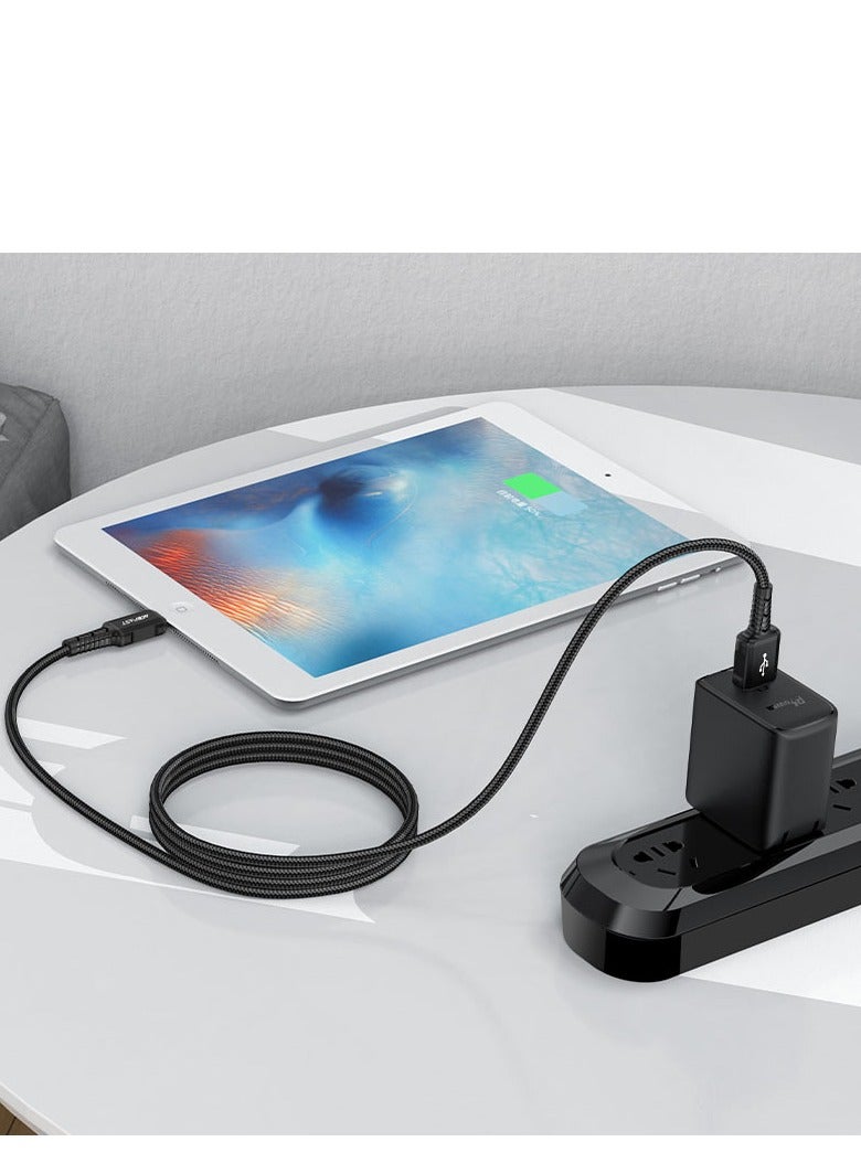 ACEFAST C4-02 USB-A to Lightning aluminum alloy charging data cable (1.8m) - Image 2