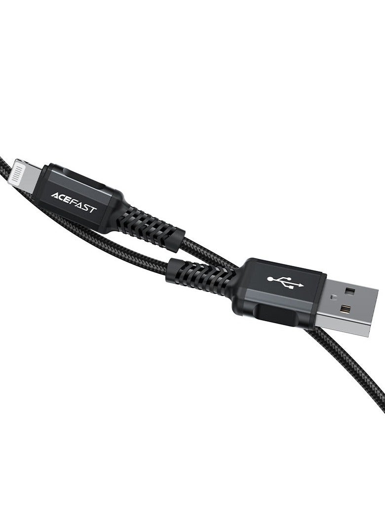 ACEFAST C4-02 USB-A to Lightning aluminum alloy charging data cable (1.8m) - Image 4