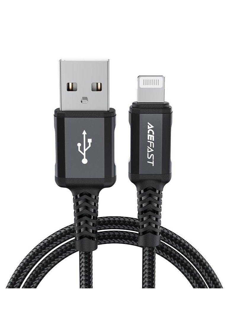 ACEFAST C4-02 USB-A to Lightning aluminum alloy charging data cable (1.8m) - Image 5