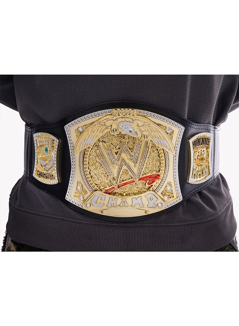 WWE Wrestling Championship Spinner Belt 98cm – WWE Style Plastic Winner Belt for Kids & Adults, 2 Designs  - Image 1