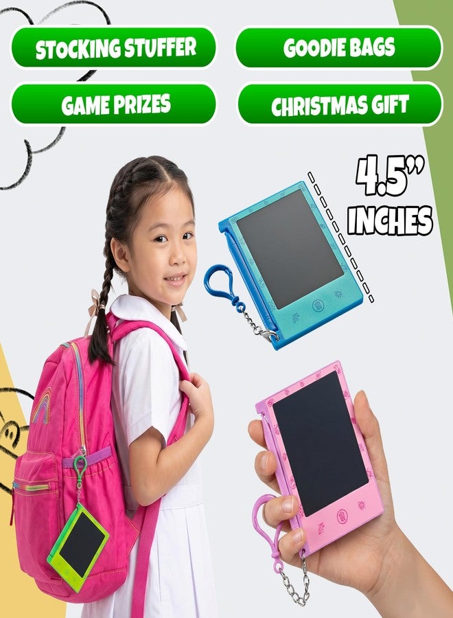 KiddieLoot Mini LCD Writing Tablet for Kids - (Pack of 6) 4.5 Inch Colorful Doodle Board Drawing Pads - Educational Sketch Drawing Tablet Toys for Girls & Boys, Goodie Bags, Birthday Gifts, Party Favors, Prizes - Image 3