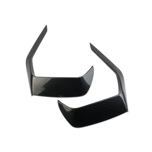Fewshaw Carbon Fiber Front Bumper Grille Cover Trim Accessories For 2024 2025 Ford Mustang GT/GT Premium (type 2) - Image 4