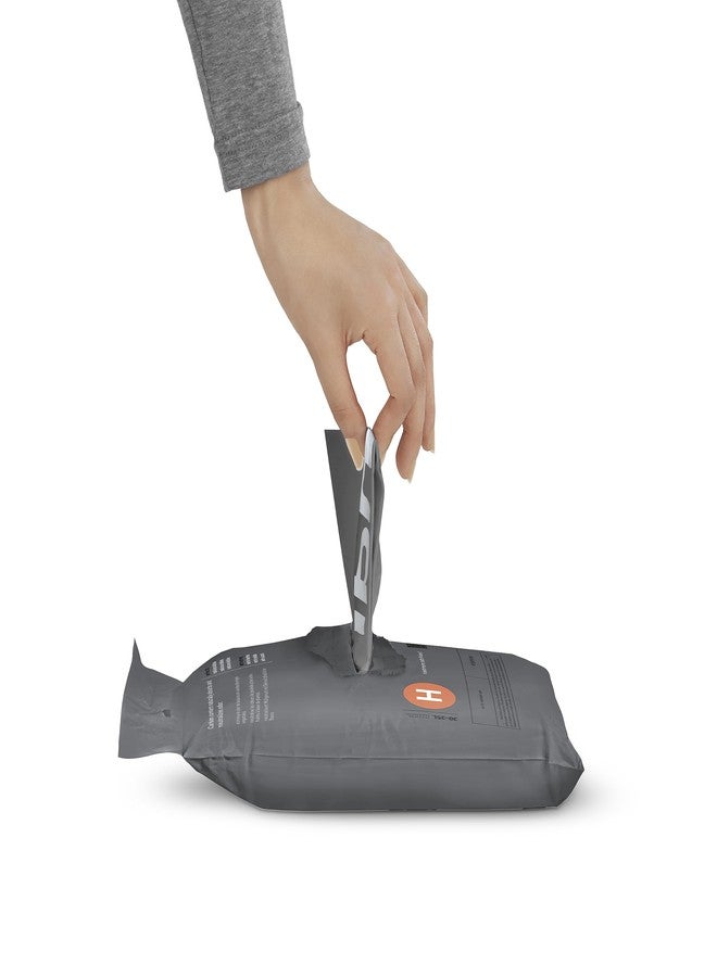 simplehuman Code H 40 Count, Genuine Odorsorb Custom Fit Liners, Drawstring Odor Absorbing Trash Bags in Dispenser Packs, 30-35 Liter / 8-9 Gallon - Image 3