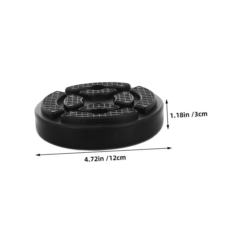 Universal Fit Rubber Jack Pad For Automotive Lifts 2pcs Heavy Duty Car Lift Mats Protective Design Safe Vehicle Lifting And Repair In Garage Or Workshop - Image 3